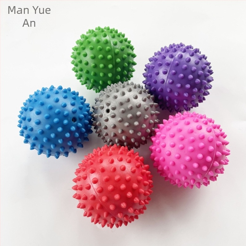 Masažna lopta s bodljama od mekog PVC-a za akupresuru, olakšanje plantarne fascije, joga i fitness