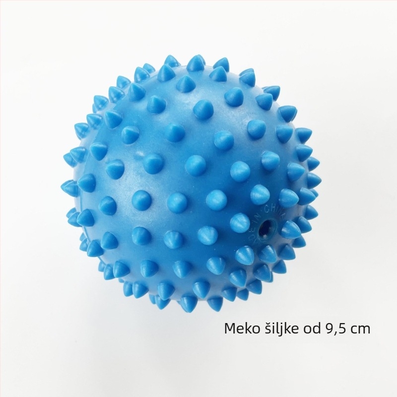 Masažna lopta s bodljama od mekog PVC-a za akupresuru, olakšanje plantarne fascije, joga i fitness