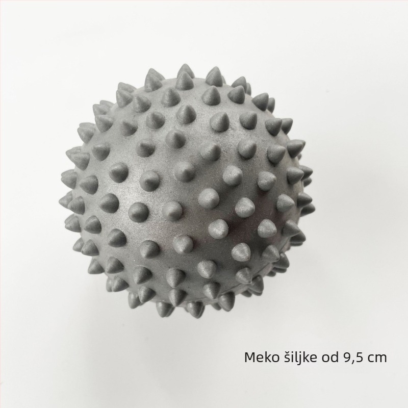 Masažna lopta s bodljama od mekog PVC-a za akupresuru, olakšanje plantarne fascije, joga i fitness