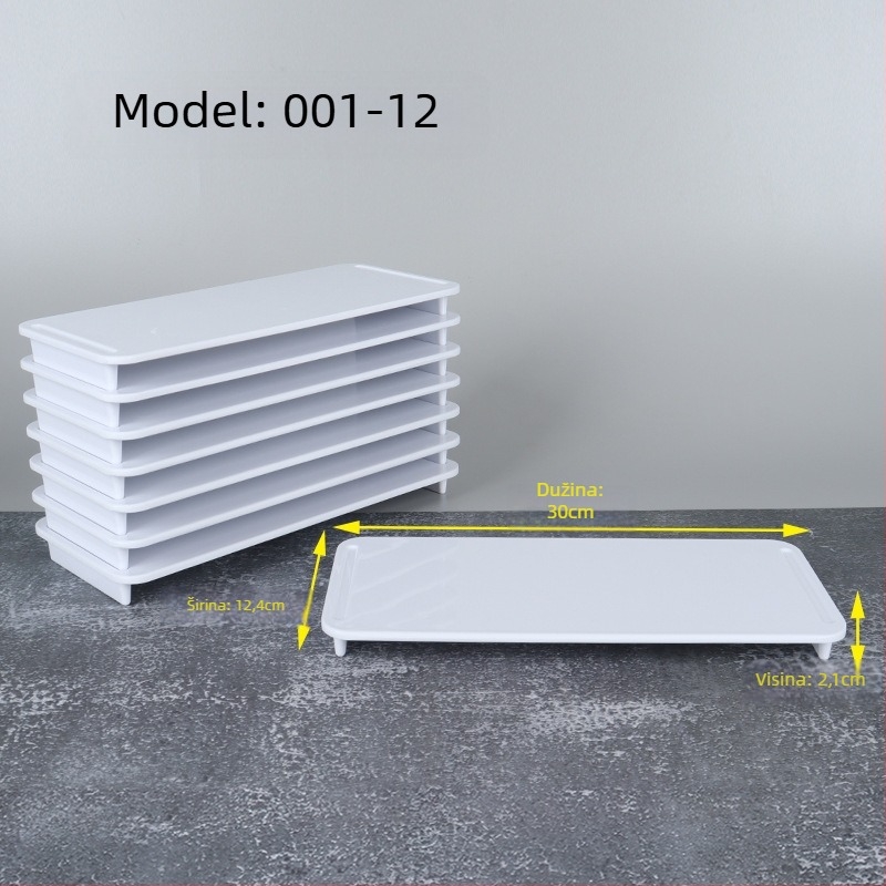 Baobang melaminski tanjur za goveđe meso za hot pot, kvadratni, glazirana površina, mogućnost tiska logotipa