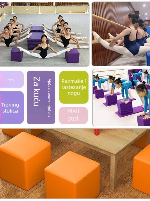 PU joga blok za istezanje nogu, 2 kg, debljina 5 cm, Xin Energy