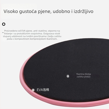 Pilates klizni disk za jogu i fitness; trener za noge za mršavljenje i oblikovanje nogu; vježbe za vanjske strane bedara