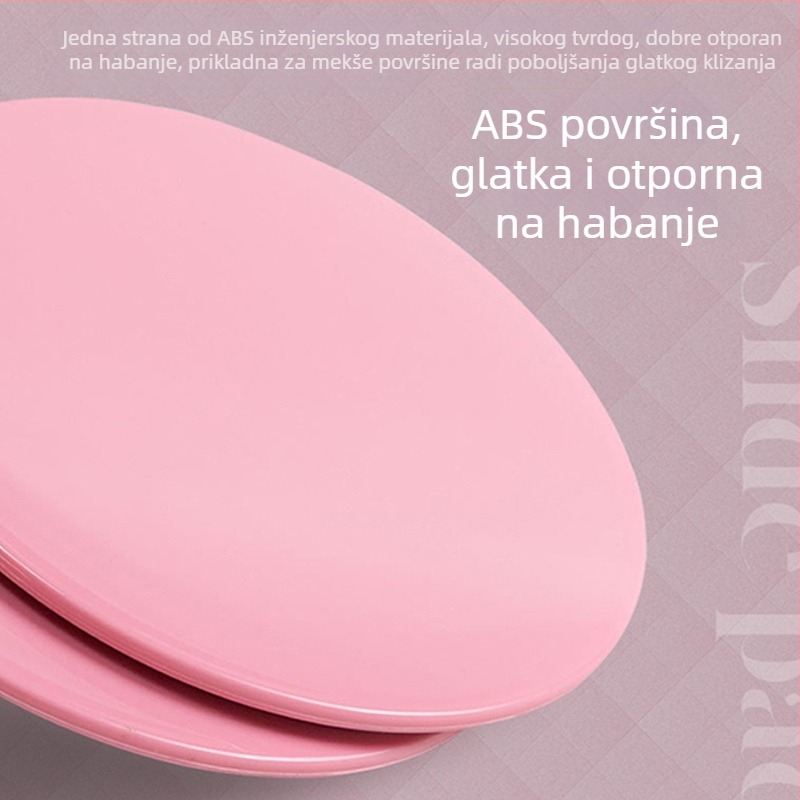 Pilates klizni disk za jogu i fitness; trener za noge za mršavljenje i oblikovanje nogu; vježbe za vanjske strane bedara