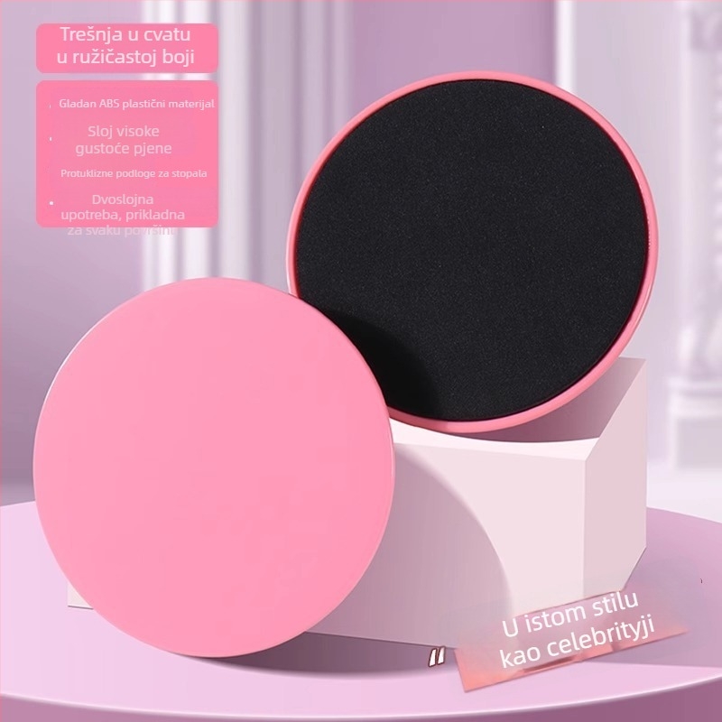 Pilates klizni disk za jogu i fitness; trener za noge za mršavljenje i oblikovanje nogu; vježbe za vanjske strane bedara