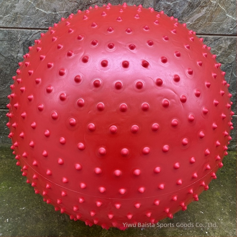 Joga lopta s masažnim točkama, protivklizna, otporna na eksploziju, napuhljiva od PVC-a za fitness i zdravstvenu masažu