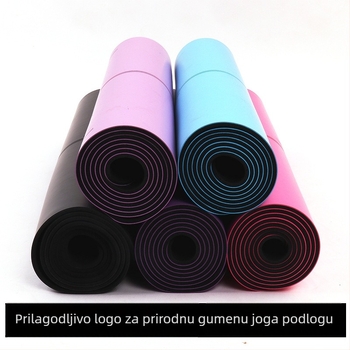 Joga podloga Ten Thousand Enemies — PU i prirodna guma, protuklizni obrazac držanja tijela, debljina 5 mm, težina 3300 g, prilagodljiva obrada i licencirana privatna marka