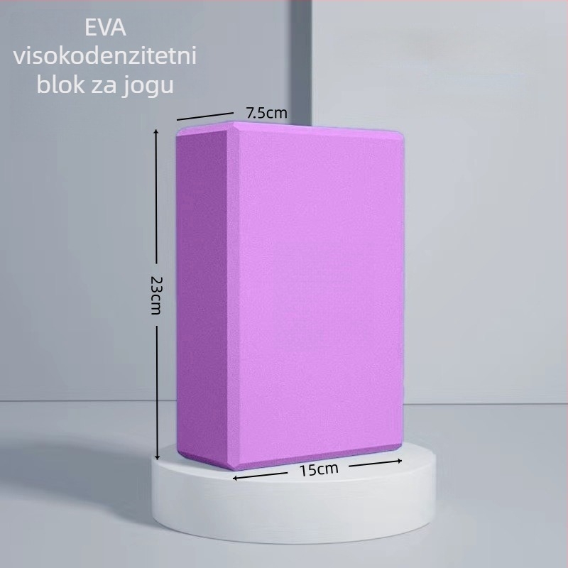 Blok za jogu visoke gustoće za studio – podrška dječjoj plesnoj vježbi i istezanju nogu