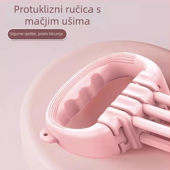 Regulirana traka otpora za trening leđa i otvaranje ramena, kućna vježba i joga; ABS materijal; uređaj za jačanje hvata rukom