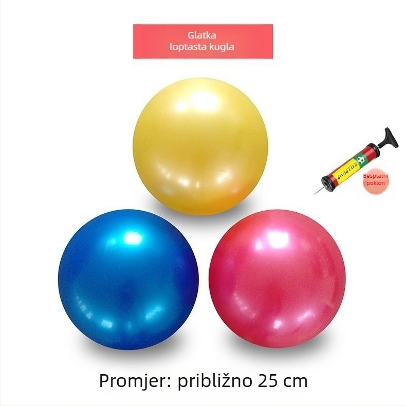 Joga lopta - plastična, ne napuhuje se, za kućnu upotrebu