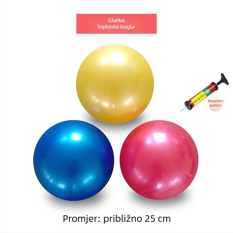Joga lopta - plastična, ne napuhuje se, za kućnu upotrebu