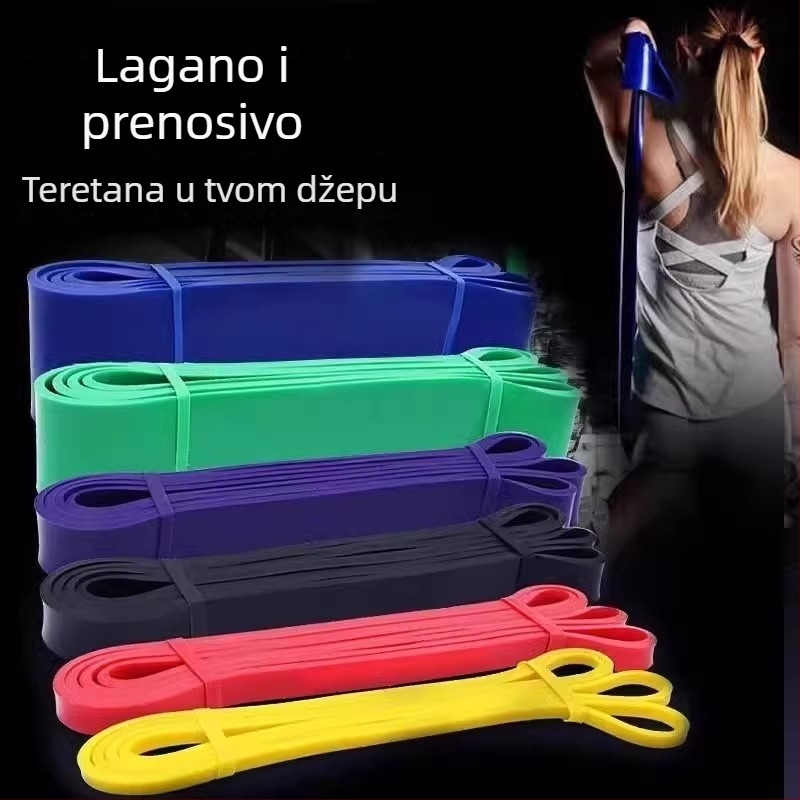 Nothing 002 TPE Otporna traka s krugom za čučnjeve i elastna joga traka, podizanje kukova, eksplozivna snaga