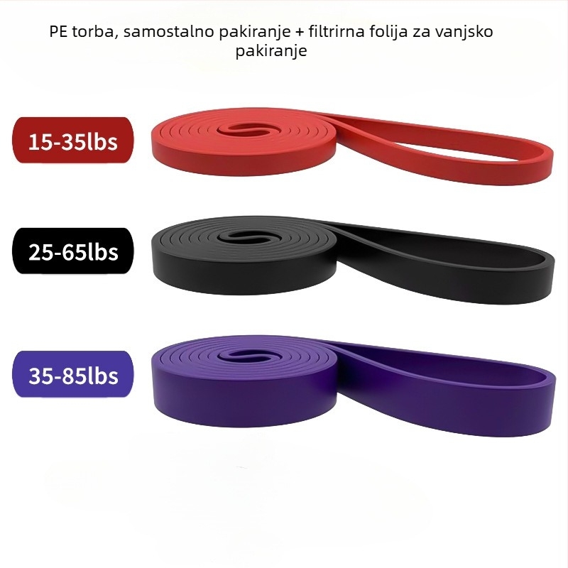 Nothing 002 TPE Otporna traka s krugom za čučnjeve i elastna joga traka, podizanje kukova, eksplozivna snaga