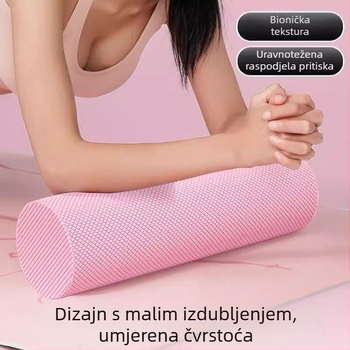 Joga valjak od pjene sa šiljcima za dubinsku masažu mišića, čvrsto jezgro, materijal PP