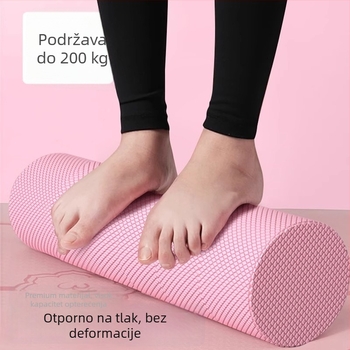 Joga valjak od pjene sa šiljcima za dubinsku masažu mišića, čvrsto jezgro, materijal PP