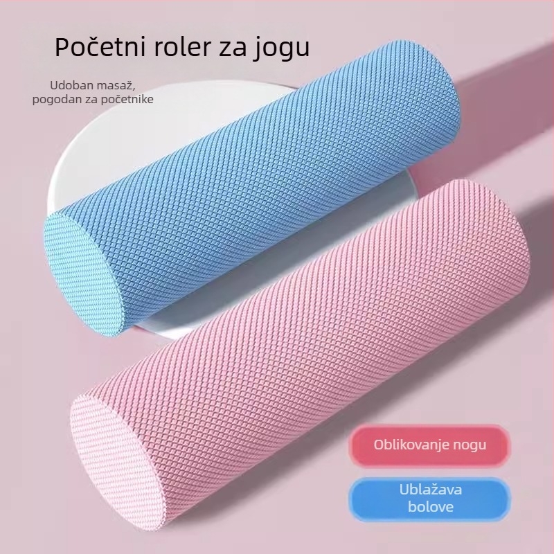 Joga valjak od pjene sa šiljcima za dubinsku masažu mišića, čvrsto jezgro, materijal PP