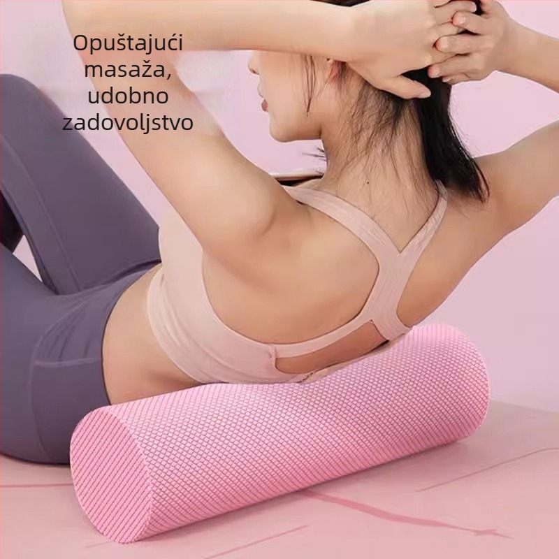 Joga valjak od pjene sa šiljcima za dubinsku masažu mišića, čvrsto jezgro, materijal PP