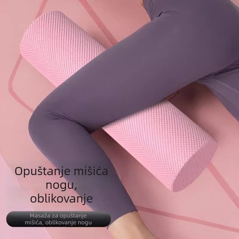 Joga valjak od pjene sa šiljcima za dubinsku masažu mišića, čvrsto jezgro, materijal PP