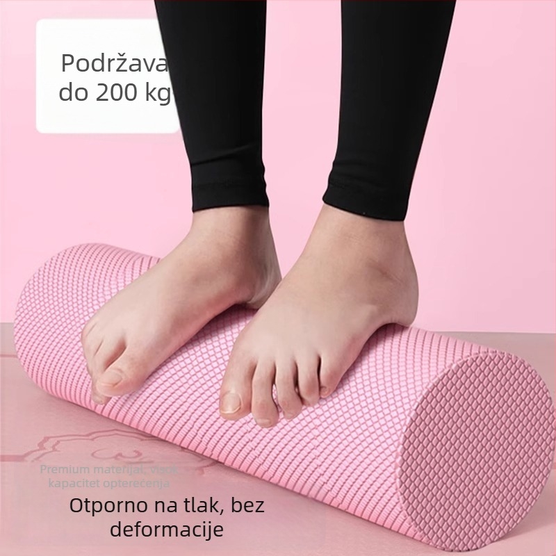 Joga valjak od pjene sa šiljcima za dubinsku masažu mišića, čvrsto jezgro, materijal PP