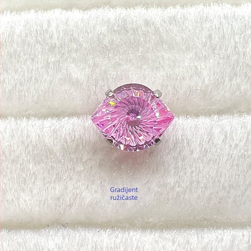 Piercing komad od titanijskog legura – oko diabla, oko satane i oko vrtloga s cirkon 5A (F136); dijamantno obrađeno, unisex, nišni dizajn