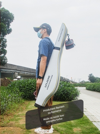 URADE Čvrsta torba za morsku ribolovnu štap – PU materijal, vodootporna, skladište štapa, najlina, mamaca i koluta