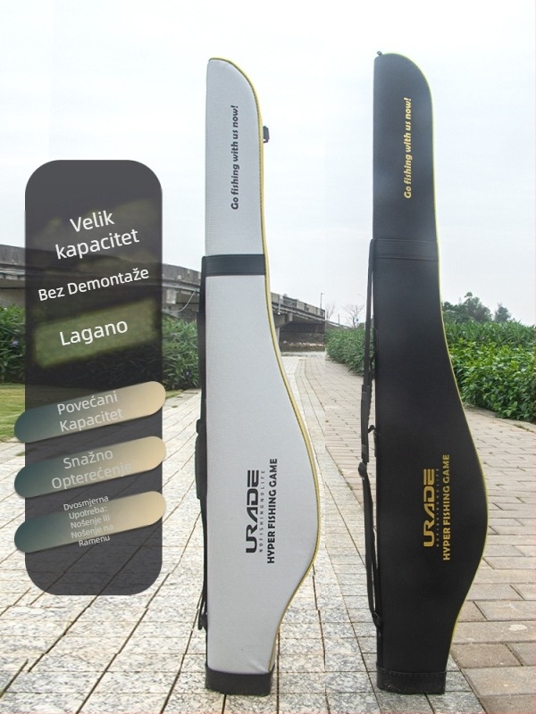 URADE Čvrsta torba za morsku ribolovnu štap – PU materijal, vodootporna, skladište štapa, najlina, mamaca i koluta