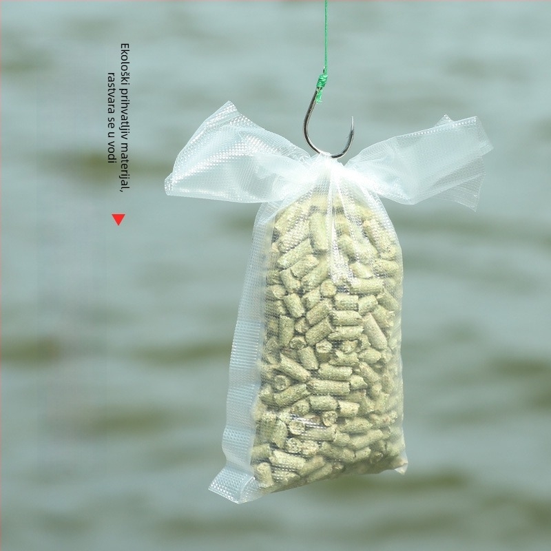 PVA vodotopiva vrećica za mamac za ribolov | The Lake | Porijeklo: Kina | Materijal: PVA (na bazi škroba)
