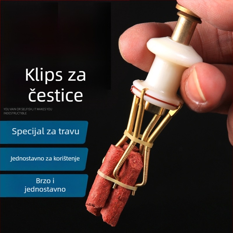 Klip za mamac za ribolov – trodijelni dizajn (Brand Huansheng; Materijal: nehrđajući čelik)