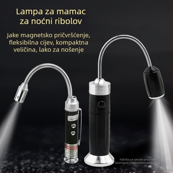 Marka: Fishing Pleasure Noćna lampa za mamce s magnetom, model Ydsedd-01, materijal: Drugo