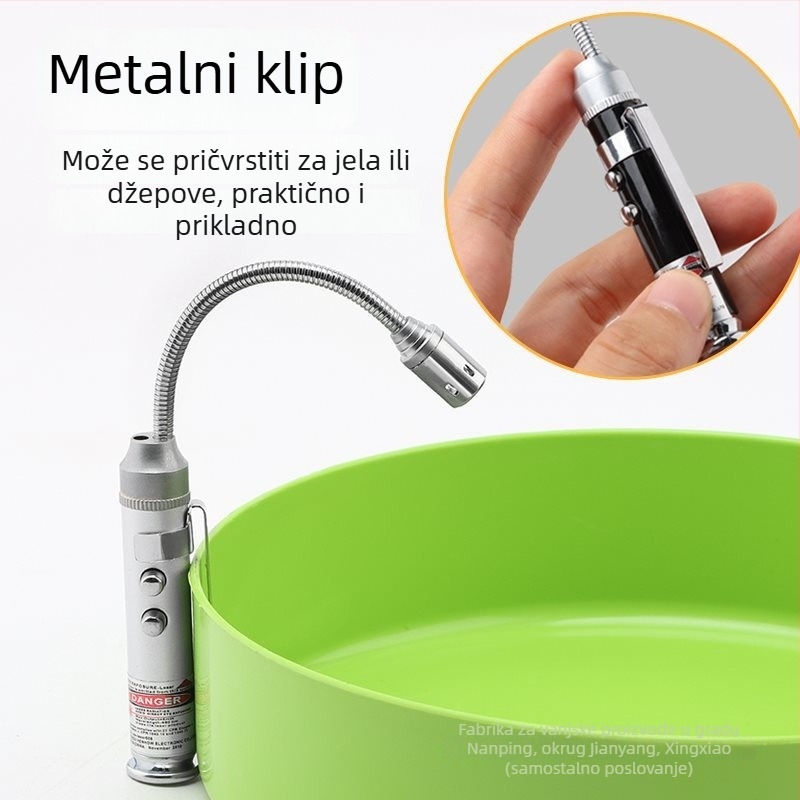 Marka: Fishing Pleasure Noćna lampa za mamce s magnetom, model Ydsedd-01, materijal: Drugo