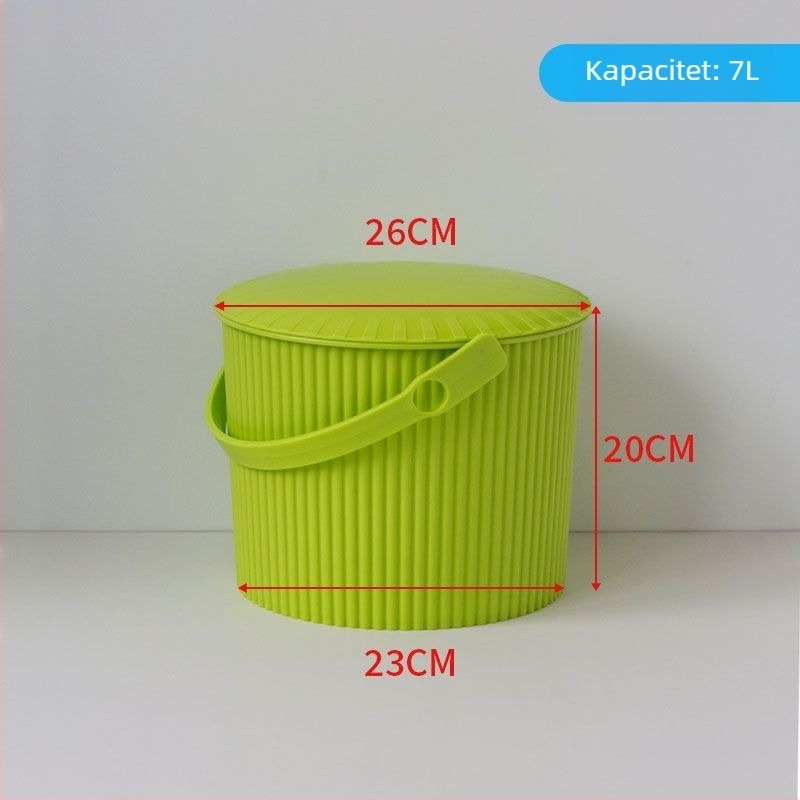 Stolica od plastične kante s poklopcem za kućnu upotrebu (Brand: Unique; Lansiranje: 2023; Bez uvoza)