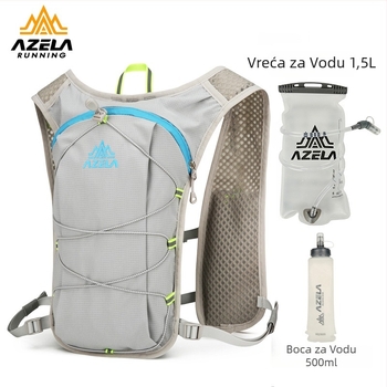 AZELA Sportski ruksak s hidratacijskim sustavom, najlon, zakrivljene naramenice, poliesterska podstava, smanjenje opterećenja — planinarenje, šetnja, biciklizam
