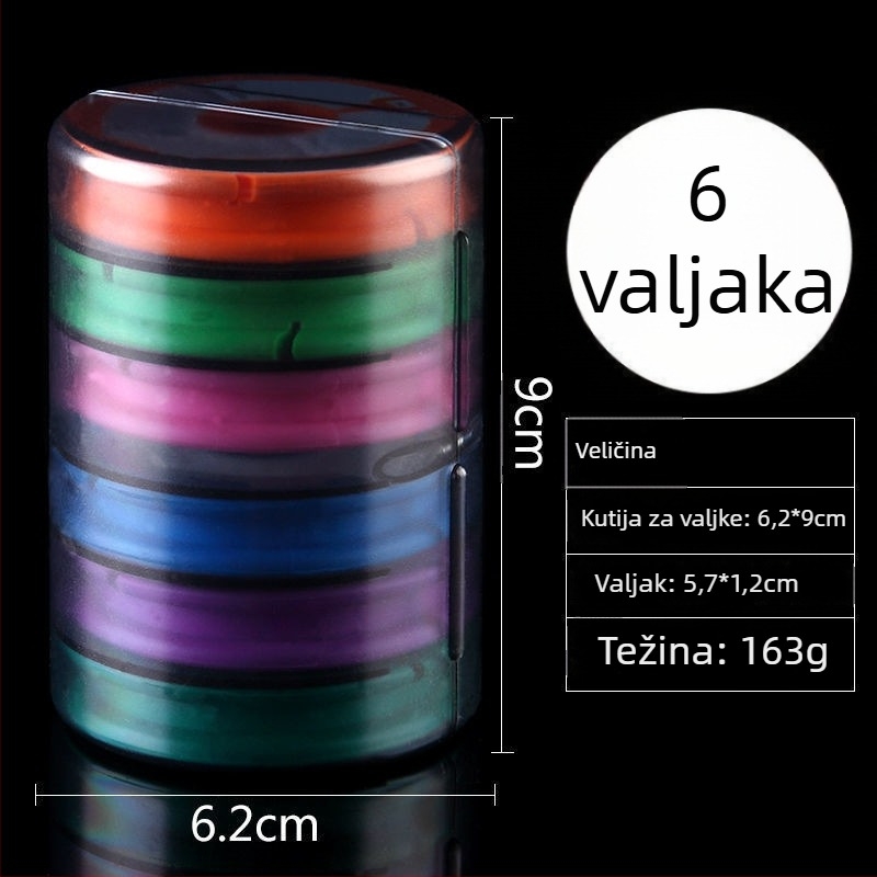 Kružna kutija za glavnu liniju, debela silikonska, višenamjenska, otporna na pad, otporna na habanje, duhoviti navijanje os