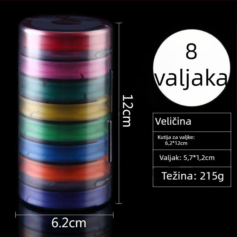 Kružna kutija za glavnu liniju, debela silikonska, višenamjenska, otporna na pad, otporna na habanje, duhoviti navijanje os