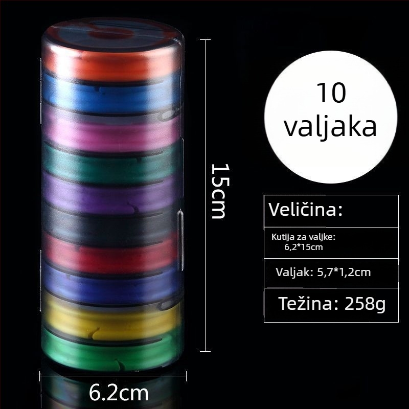 Kružna kutija za glavnu liniju, debela silikonska, višenamjenska, otporna na pad, otporna na habanje, duhoviti navijanje os