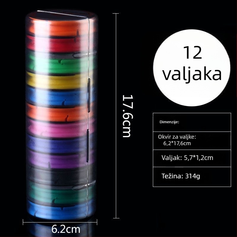 Kružna kutija za glavnu liniju, debela silikonska, višenamjenska, otporna na pad, otporna na habanje, duhoviti navijanje os