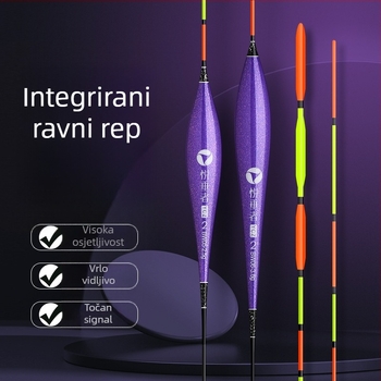 Plut za vertikalni drift — Pleasant • nano‑kompozitni materijal • lancet oblik, willow-leaf forma • integrirani plosnati rep