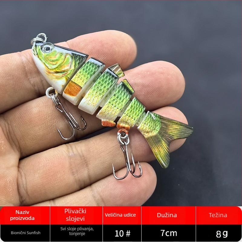 Mamc Legend of Fish Hunting | ABS materijal • tri udice s bodljama • Dyneema veza • Porijeklo Kina