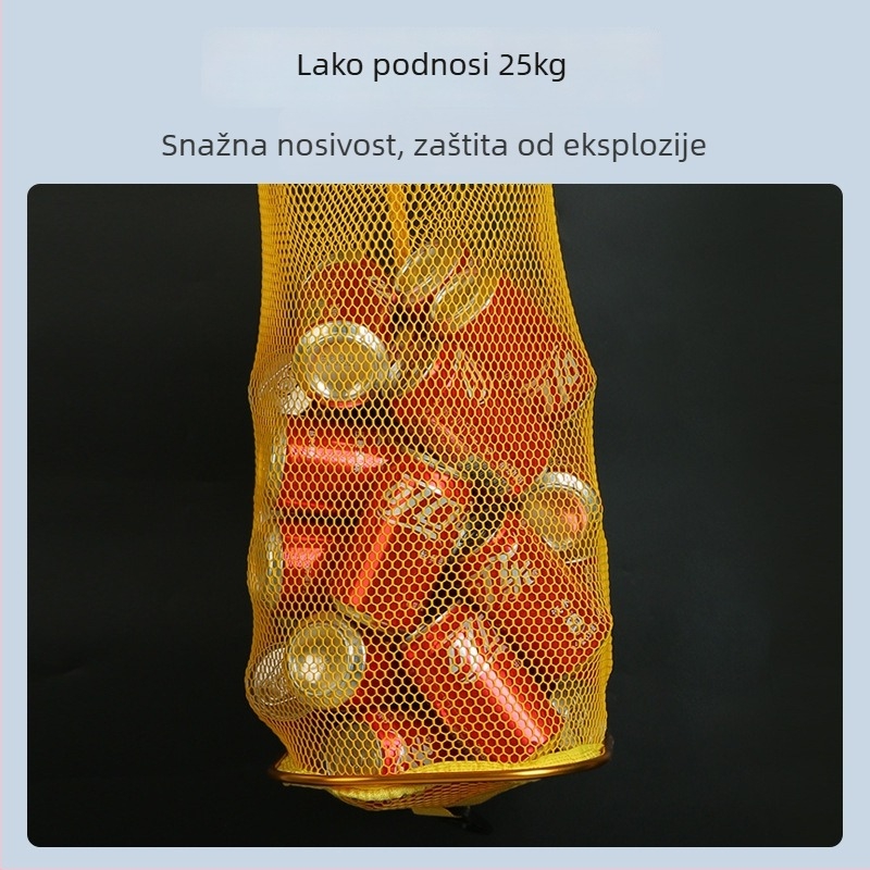 Antel mrežasta torba za zaštitu riba s ojačanim cinkovim zlitom i debelim premazanim mrežom