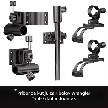 Wrangler kutni set dodatne opreme za kutiju za pecanje, tri dijela, od aluminijsko-magnezijske legure