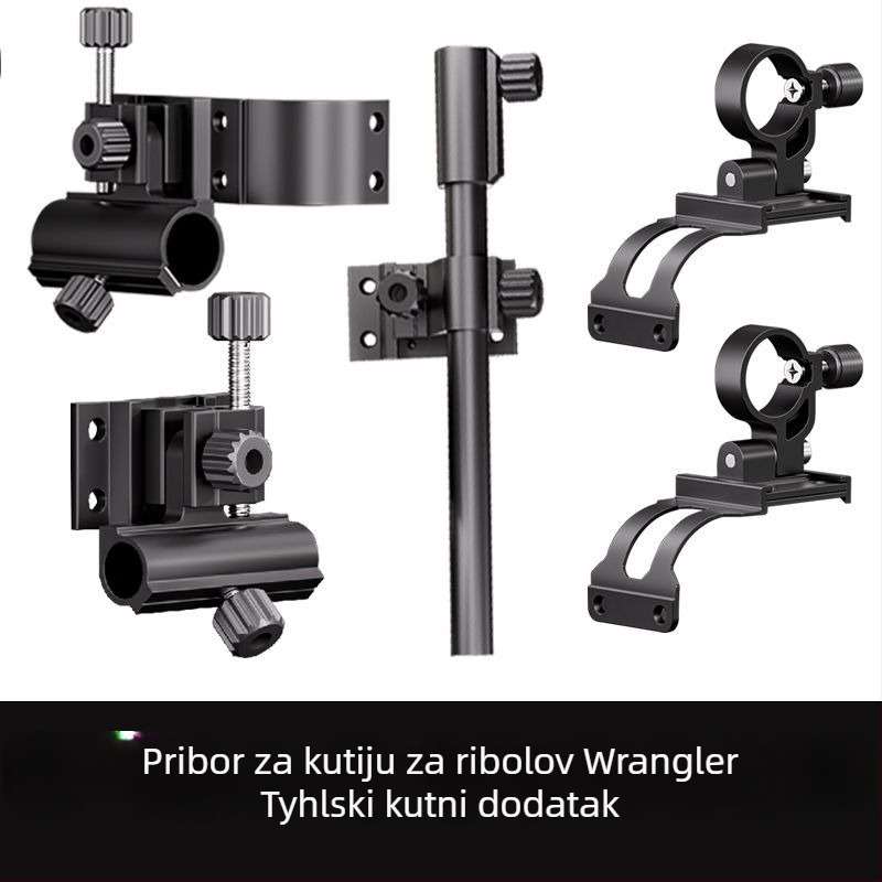 Wrangler kutni set dodatne opreme za kutiju za pecanje, tri dijela, od aluminijsko-magnezijske legure