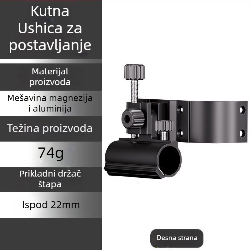 Wrangler kutni set dodatne opreme za kutiju za pecanje, tri dijela, od aluminijsko-magnezijske legure