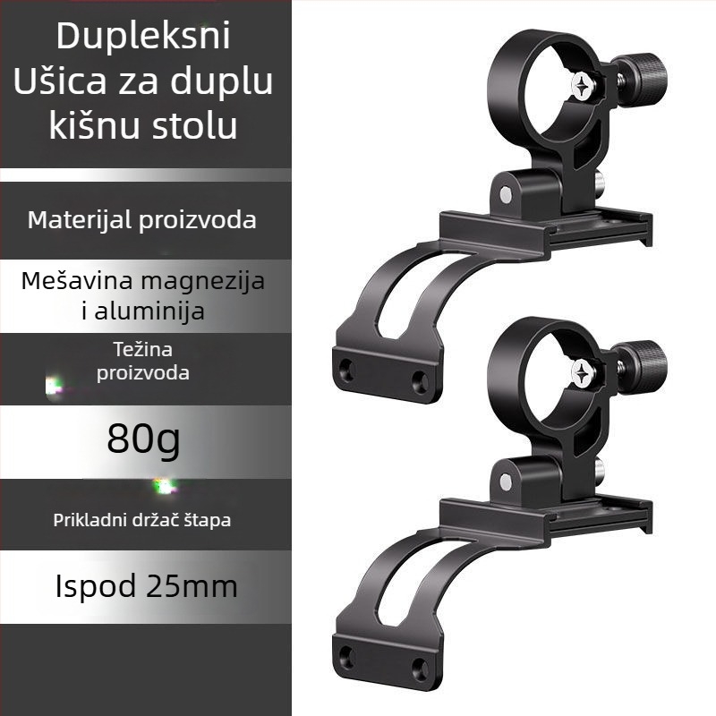 Wrangler kutni set dodatne opreme za kutiju za pecanje, tri dijela, od aluminijsko-magnezijske legure