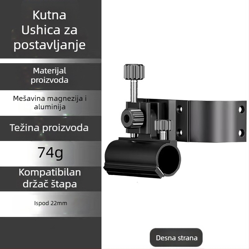 Wrangler kutni set dodatne opreme za kutiju za pecanje, tri dijela, od aluminijsko-magnezijske legure