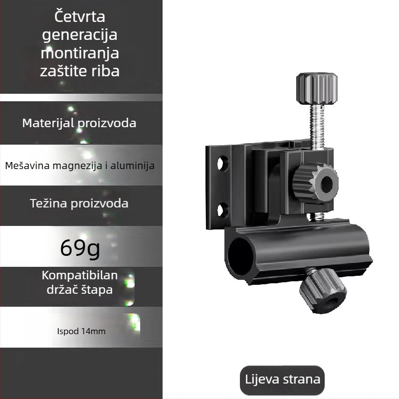 Wrangler kutni set dodatne opreme za kutiju za pecanje, tri dijela, od aluminijsko-magnezijske legure