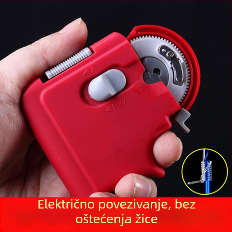 Električni čvor za ribarsku liniju s dvostrukim udicama – automatsko vođenje unutarnje linije, punjivo