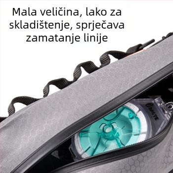 Lingte ABS Kutija za skladištenje ribolovne linije s brzim rezom i funkcijom anti-reverse, višestruka kutija za liniju