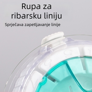Lingte ABS Kutija za skladištenje ribolovne linije s brzim rezom i funkcijom anti-reverse, višestruka kutija za liniju