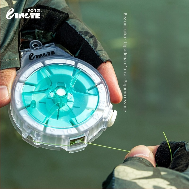 Lingte ABS Kutija za skladištenje ribolovne linije s brzim rezom i funkcijom anti-reverse, višestruka kutija za liniju