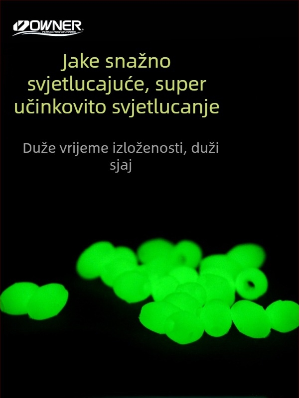 OWNER svjetleće blokirajuće perle 81096 — mini gumene mamce