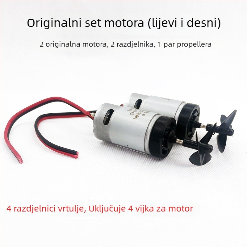 DC motor za brod - Visoka snaga, Visoka brzina, Vodootporan brtveni element (12-24V; metal sa čistim bakrenim pokretnim dijelovima; licencirana privatna oznaka: Da)